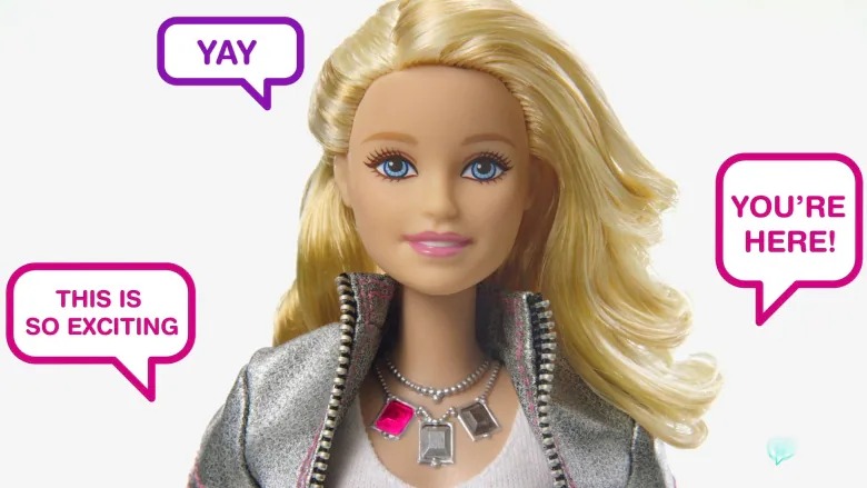 Barbie ganhou versão de boneca que se conecta ao wi-fi e interage com crianças.